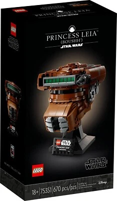 Lego Star Wars Princess Leia Boushh Helmet (75351) 🚚Same Day Dispatch📦Free P&P