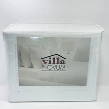 Villa Novum Microfiber Sheet Set Queen White