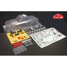 The Rally Legends EZRL2426 1/10 Audi Quattro Clear Body RC Rally Touring Car