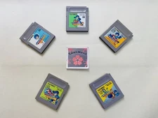 Nintendo Gameboy Mega man World 1 2 3 4 5 Rockman Capcom Japanese Game Tested JP