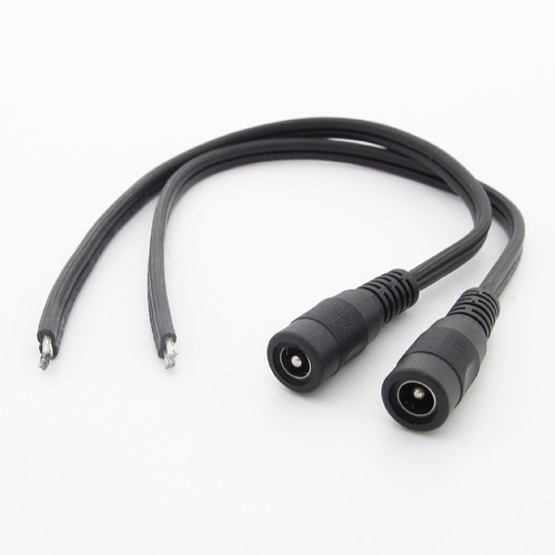 1pc 25cm 18AWG DC Power Cable Pigtail 5.5x2.1mm DC Female For CCTV Security - Picture 4 of 7