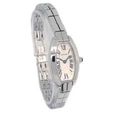 Cartier Lanieres Tonneau Ref.2545 Quartz Watch 18KWG 143943