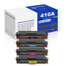 4 Pack CF410A For HP 410A Toner LaserJet Pro MFP M477fnw M477fdw M452nw M452dn