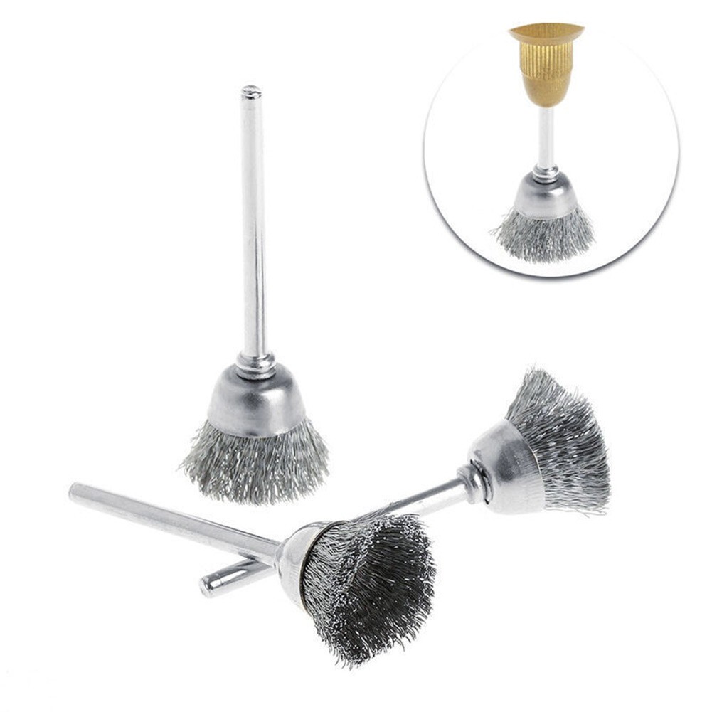 Kit De 9 Brosses Métalliques Rotatives Pour Perceuse - Nettoyage, Dérouillage, Polissage