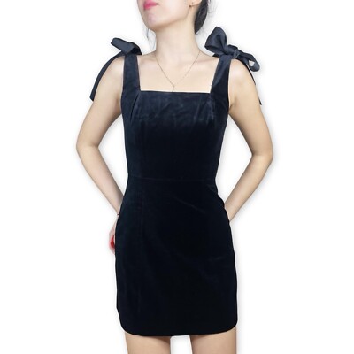 alice and olivia maryann tie shoulder mini dress Alice + Olivia Maryann Tie Shoulder Plaid Mini Dress Size 0 NWOT