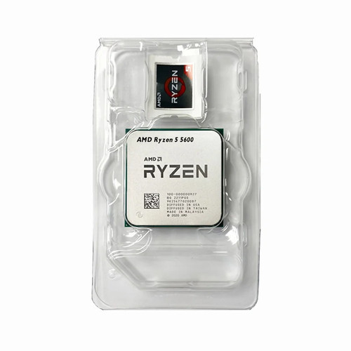 AMD Ryzen 5 5600 R5 5600 3.5 GHz 6-Core 12-Thread CPU Processor 7NM L3=32M - Picture 1 of 10