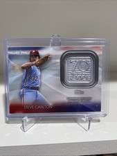 2021  Topps 70th Anniversary Manufactured Logo Patches Steve Carlton #70LP-SC
