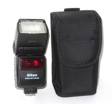Nikon Speedlight SB-600 Black LCD Screen External Flash Unit w/ Case MINT Tested