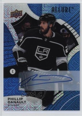 2021-22 Upper Deck Allure Blue Line Auto 27/35 Phillip Danault #13 Auto 0lv3