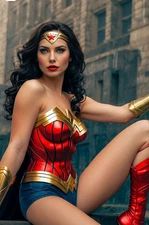 4x6  Color Photo Print Women Famous Fan Art ai Fantasy superhero cosplay HOT 41