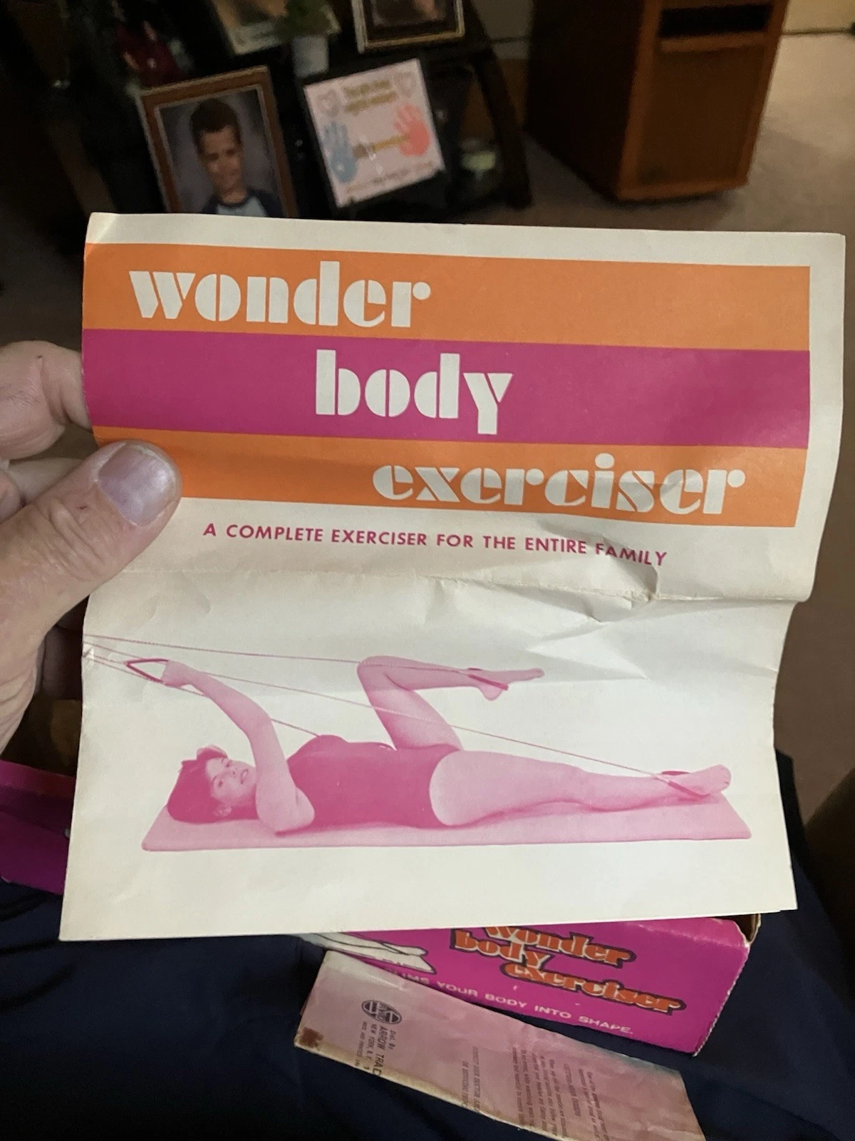 Vintage Wonder Body Exerciser Retro Home Fitness Resistance Band w/ Box Inst