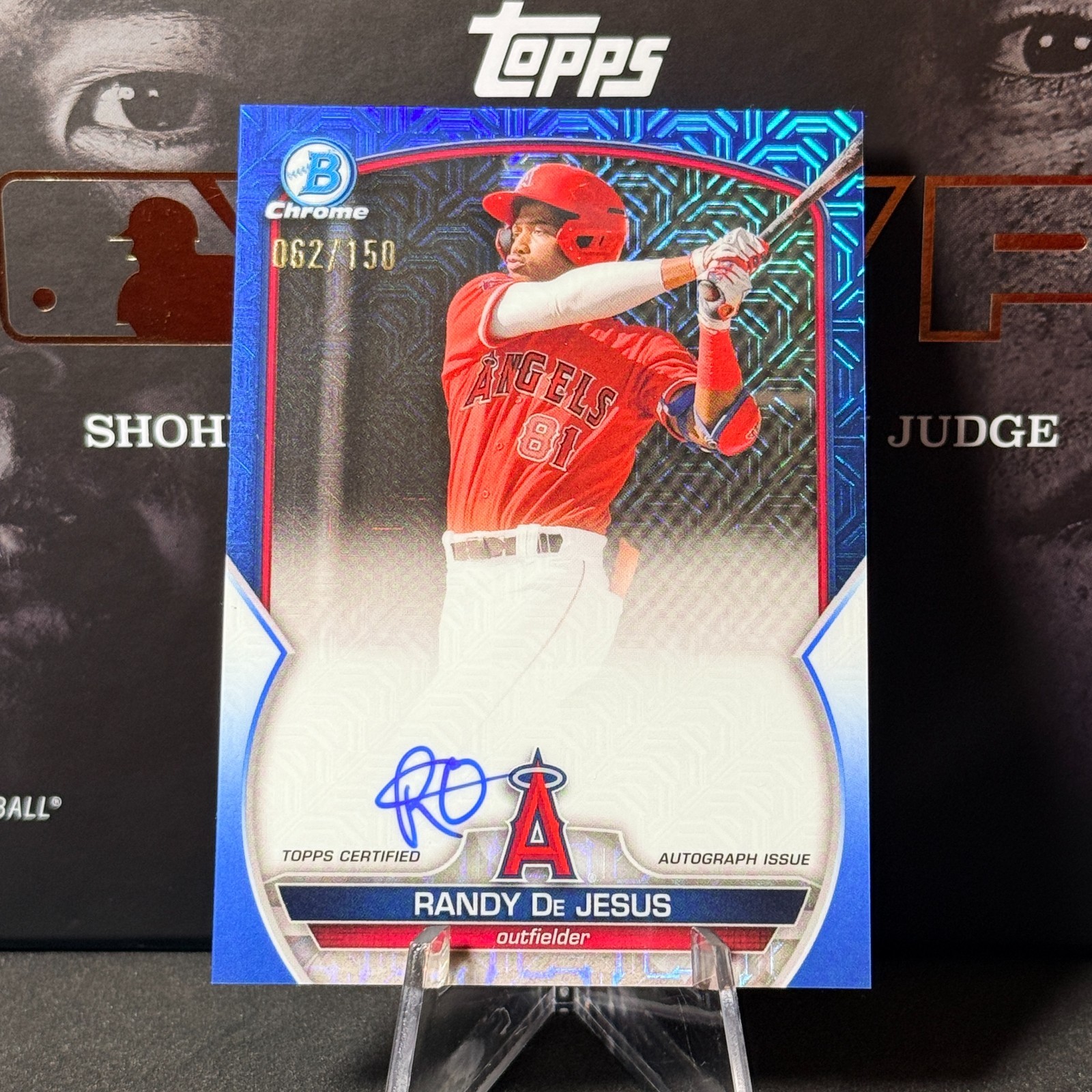 2023 Bowman Chrome 1st - Randy De Jesus - AUTO RC - Diamondbacks - BMA-RD