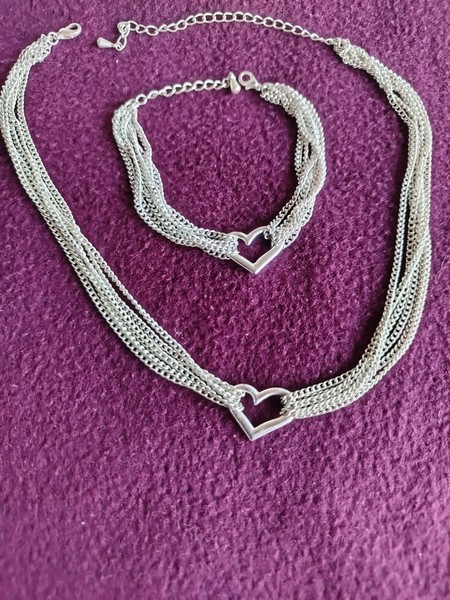 Conjunto De Gargantilla Y Pulsera Avon(Imitación De Tiffany