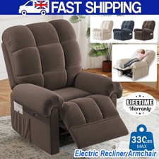 Rise Recline Recliner Electric Power Lift Riser Recliner Chair Armchair Elderly