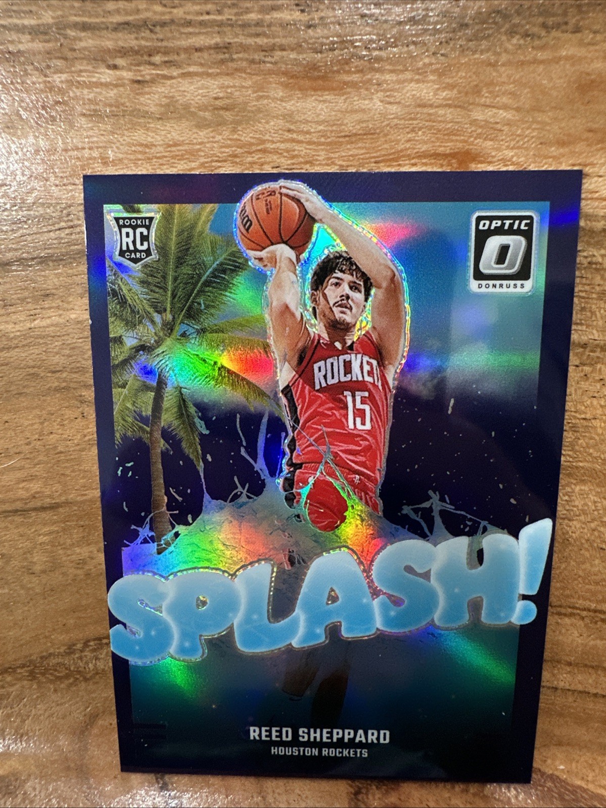 2024-25 Donruss Optic Reed Sheppard Purple Prizm Splash