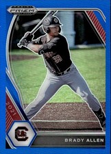 Brady Allen 2021 Panini Prizm Draft Picks #PDP149 Blue Prizm SOUTH CAROLINA