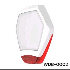 VAT INC Texecom WDB-0002 Odyssey X3 Bell Box Alarm Cover White Red (U46)