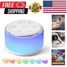 White Noise Sound Machine Baby for Sleeping with Night Light   34 Soothing So...