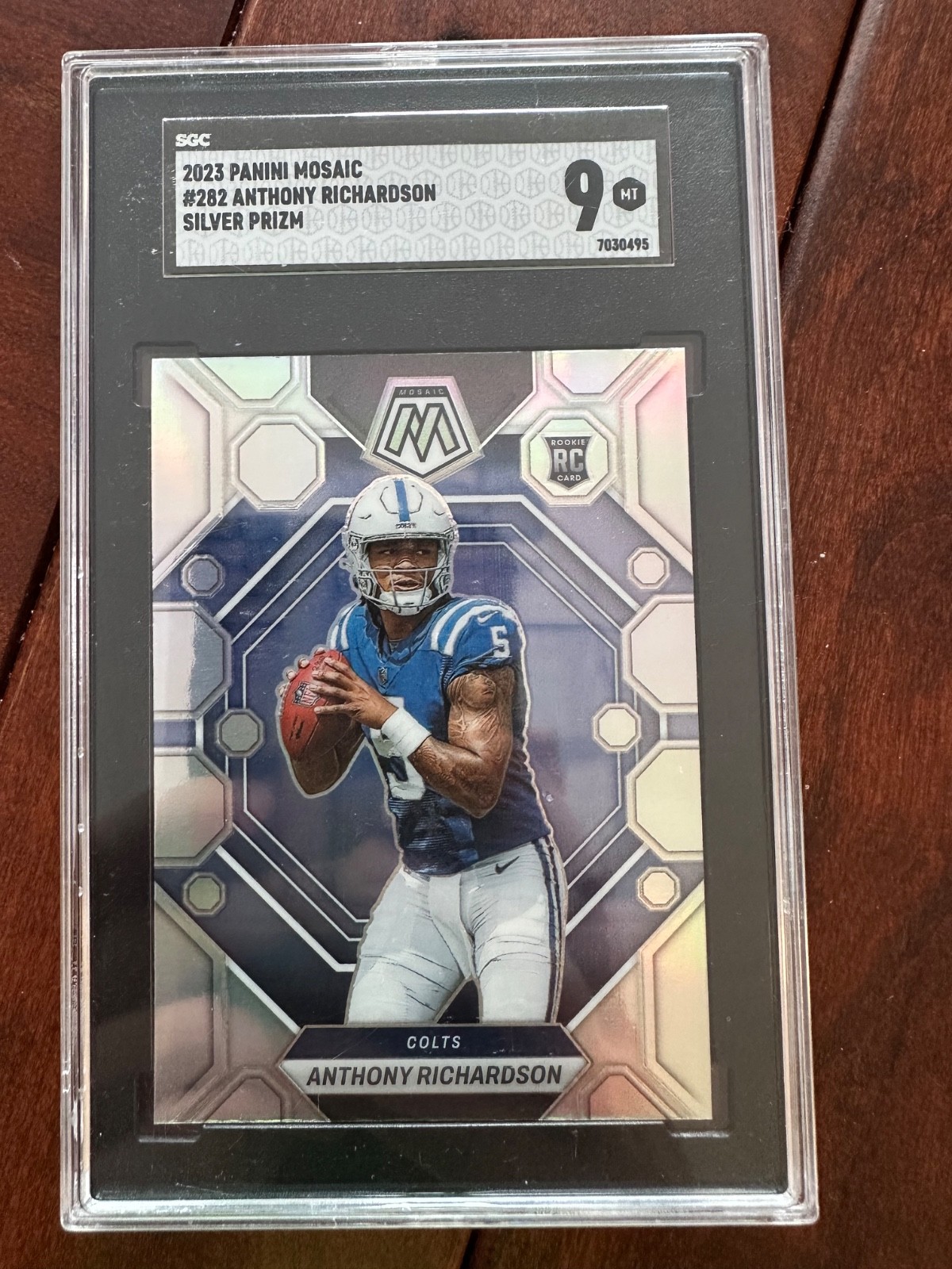 2023 Panini Mosaic - Rookies Anthony Richardson #282 Silver Prizm (RC)