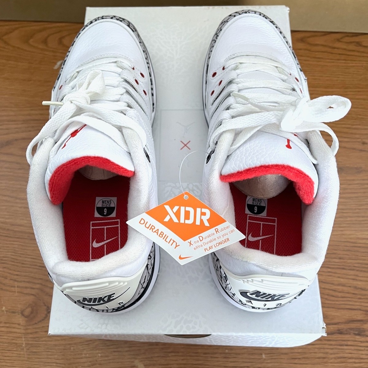 Nike Roger Federer RF 2014 Zoom Vapor AJ3 9.5 Jordan Cement Tennis