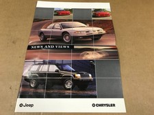 Vintage Chrysler/Jeep News & Views Dealership Salesman Brochrue