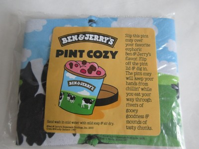 Ben & Jerry's Pint Coozie Cozy Ice Cream Insulated Woody Jackson 1997 Vintage
