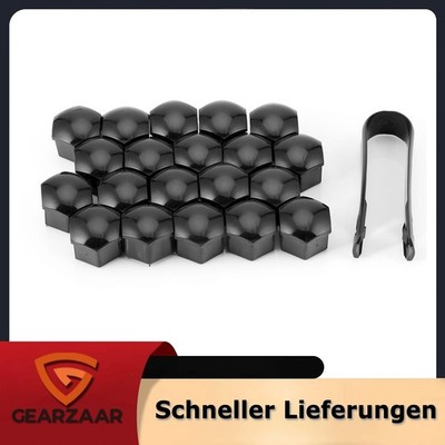 lug nut caps black gloss finish für covers for Opel lug nuts caps