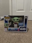 Funko Pop! Grogu W/Snack #825 Flocked Star Wars Target Exclusive