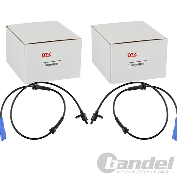 2X Nty ABS-SENSOR Raddrehzahl Hinten Beidseitig Passend FÜR CitroËN C-ELYSEE C3-image