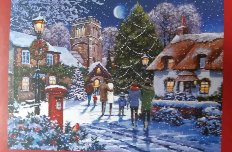 WH Smith MIDNIGHT MASS by MacNeal Studio 1000 Piece Jigsaw Puzzle BRAND NEW - Image 3 of 4