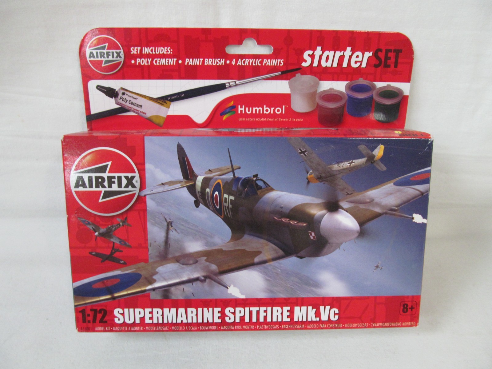 Airfix Supermarine Spitfire MkVc 1:72 Plastic Model Kit - A55001 - Image 2