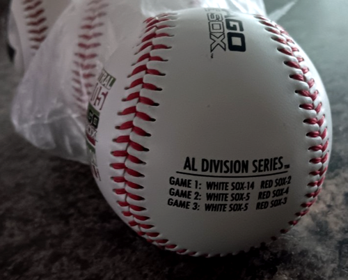Pallone fotografico Chicago White Sox Frank Thomas, 2005 Central Champs ball e logo Sox - Foto 4 di 4