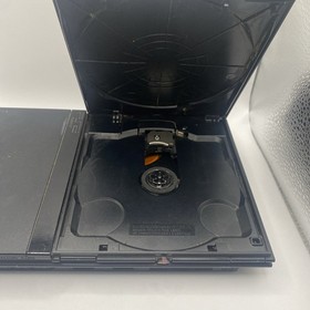 Sony PlayStation 2 Slim Black Console SCPH-77001 WORKING AND TESTED WITH CORDS