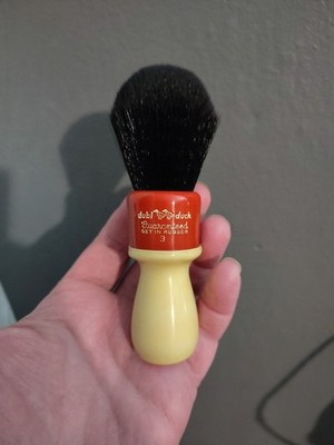 Restored Vintage Dubl Duck Shaving Brush New 24mm Synthetic Knot 