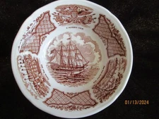 One FAIR WINDS USS Portsmouth Berry Bowl Alfred Meakin 5.25" Diam. (8 available)