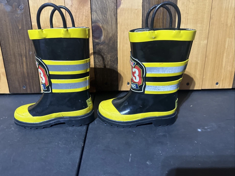 Botas de Lluvia Western Chief F.D USA Niños Talla 8 Buen Estado Foto 3 de 4