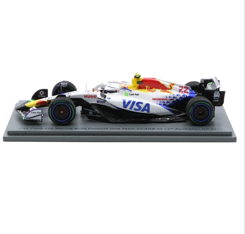 Spark 1/43 Scale VISA CASH APP RB F1 Honda VCARB 02 Yuki Tsunoda #22 AU GP 2025 - Image 3 of 4