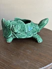 VTG McCoy Pottery Green Turtle Planter