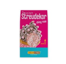 Streudekor Herzen 40g Rosa Wei&szlig; f&uuml;r Kuchen Torten Cupcakes DECOCINO