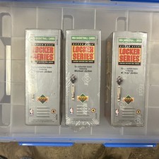 Upper Deck 1991-92 Locker Series Basketball Hobby Box - 7 Packs (Lot of 3) 