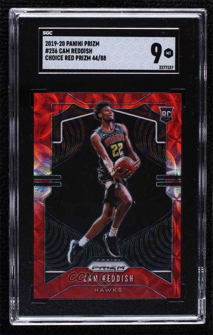 2019-20 Panini Prizm Rookie Choice Red 44/88 Cam Reddish #256 SGC 9 MINT 0c3