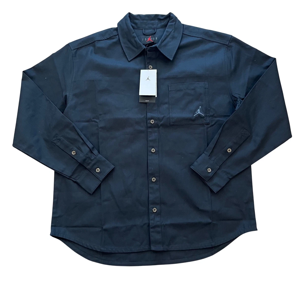 Jordan Solid Regular Size Button-Up Casual Button-Down Shirts for