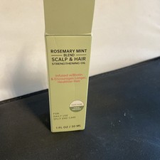 Scalp Hair Strengthening Oil w/ Biotin for Split Ends Rosemary Mint 30ml L3