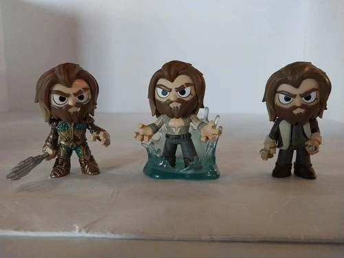 Funko Mystery Minis DC 2 X Aquaman (Wave Is One) And Arthur Curry Vinyl Figure