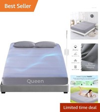 Queen Grounding Fitted Sheets - 95 Organic Cotton  5 Silver Fiber for Sleep