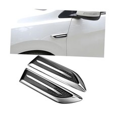 2PCS Car Hood Side Air Flow Intake Vent Trim, Self Adhesive Weatherproof