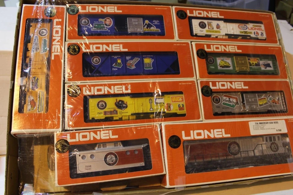 MPC LIONEL 1585- 75TH ANNIVERSARY COMMEMORATIVE SET  - BOXED- LN- H1 - Image 4 of 4