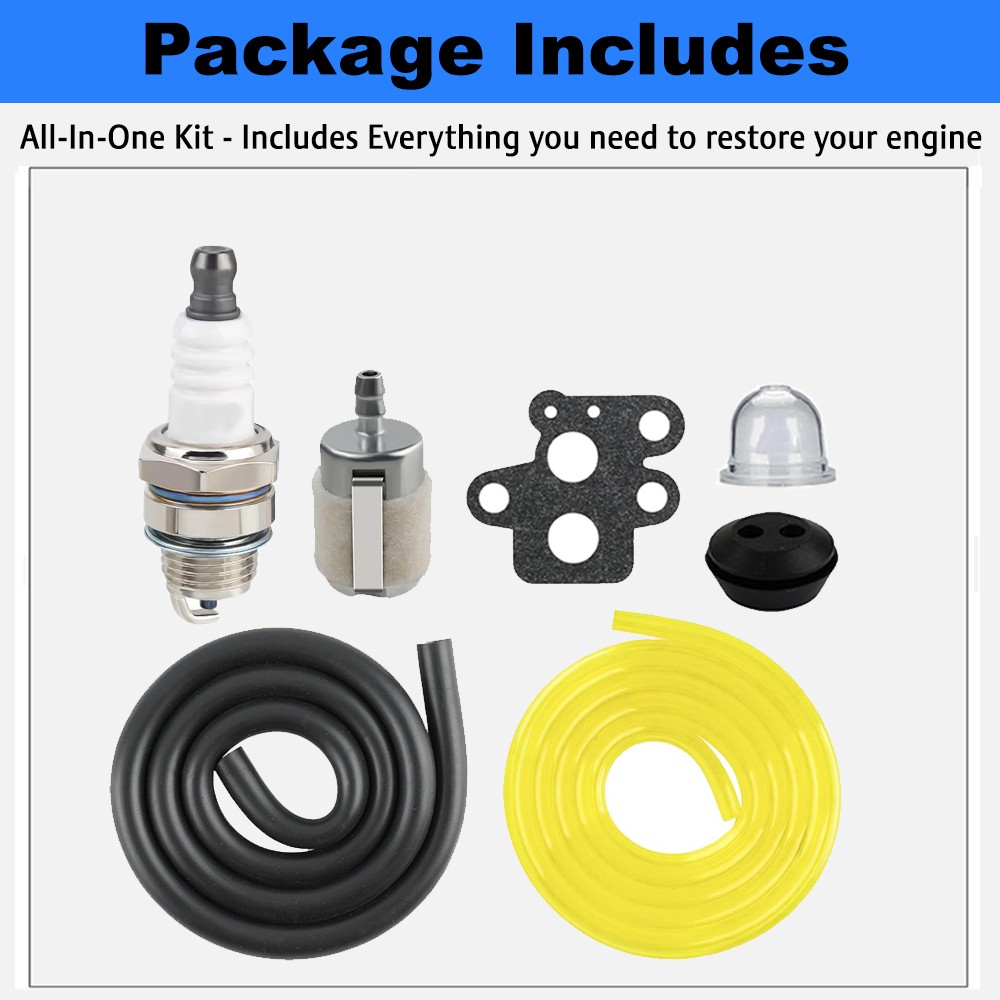 Pro Chaser Carburetor Kit For RedMax EXZ2460SPH Trimmer – With Gasket & Primer Bulbs