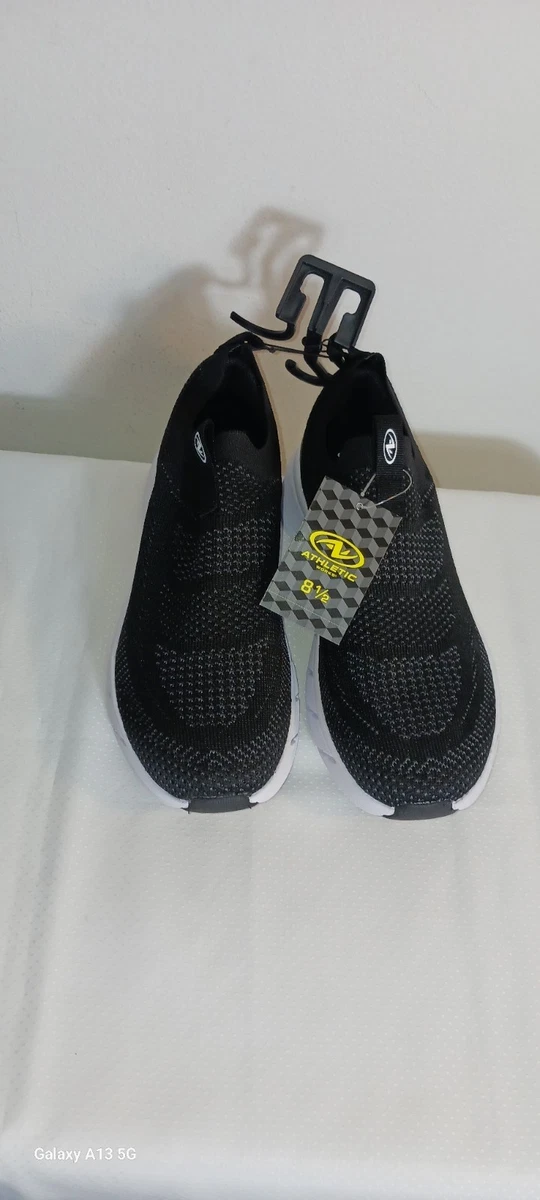 Chaussures De Sport Athletic Works Garçon Taille 7 - Noir/Rouge - Neuves Avec étiquettes