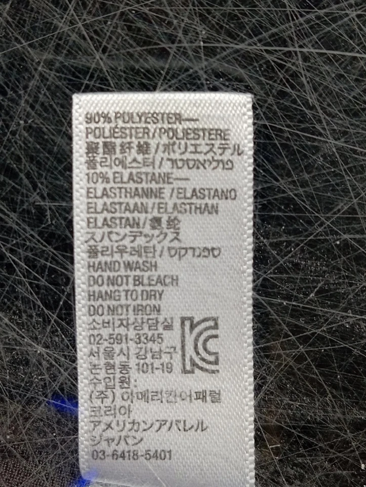 American Apparel Combinaison Femme Noire Casual Streetwear (EU 38) - Photo 4/4
